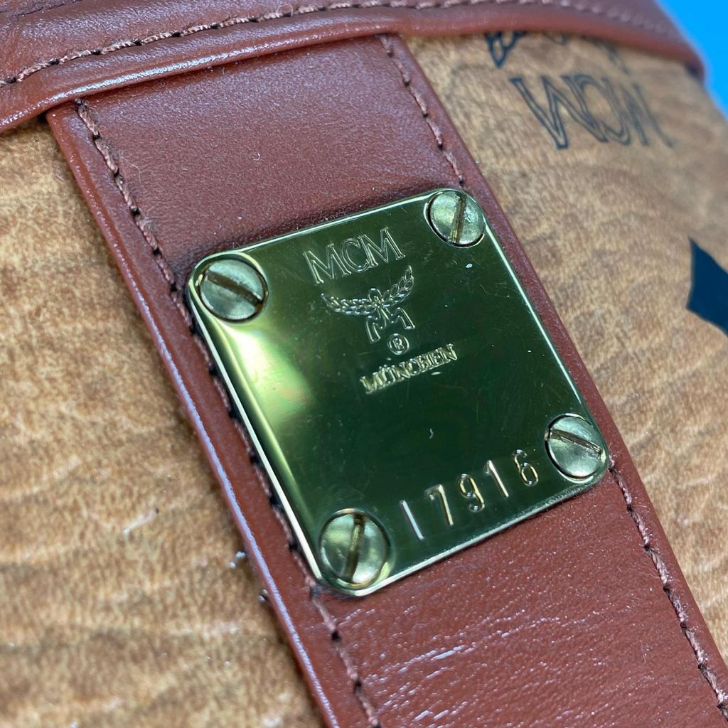 MCM Vicetos Handbag Brown Women Drawstring bag used