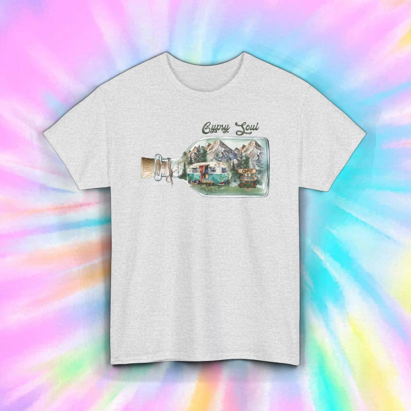 Gypsy Soul T-Shirt Mens Womens Tees Top | Camping Adventure Graphic Tee | S-5XL 4XL