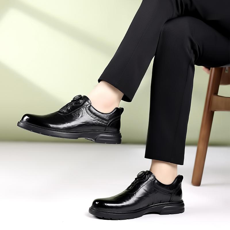 2025 Neue Leder Herren Oxford Schuhe Formelle Kleidung Schuhe Herren Schnür-Sneakers Hochzeitsfeier Büro Business Casual Schuhe