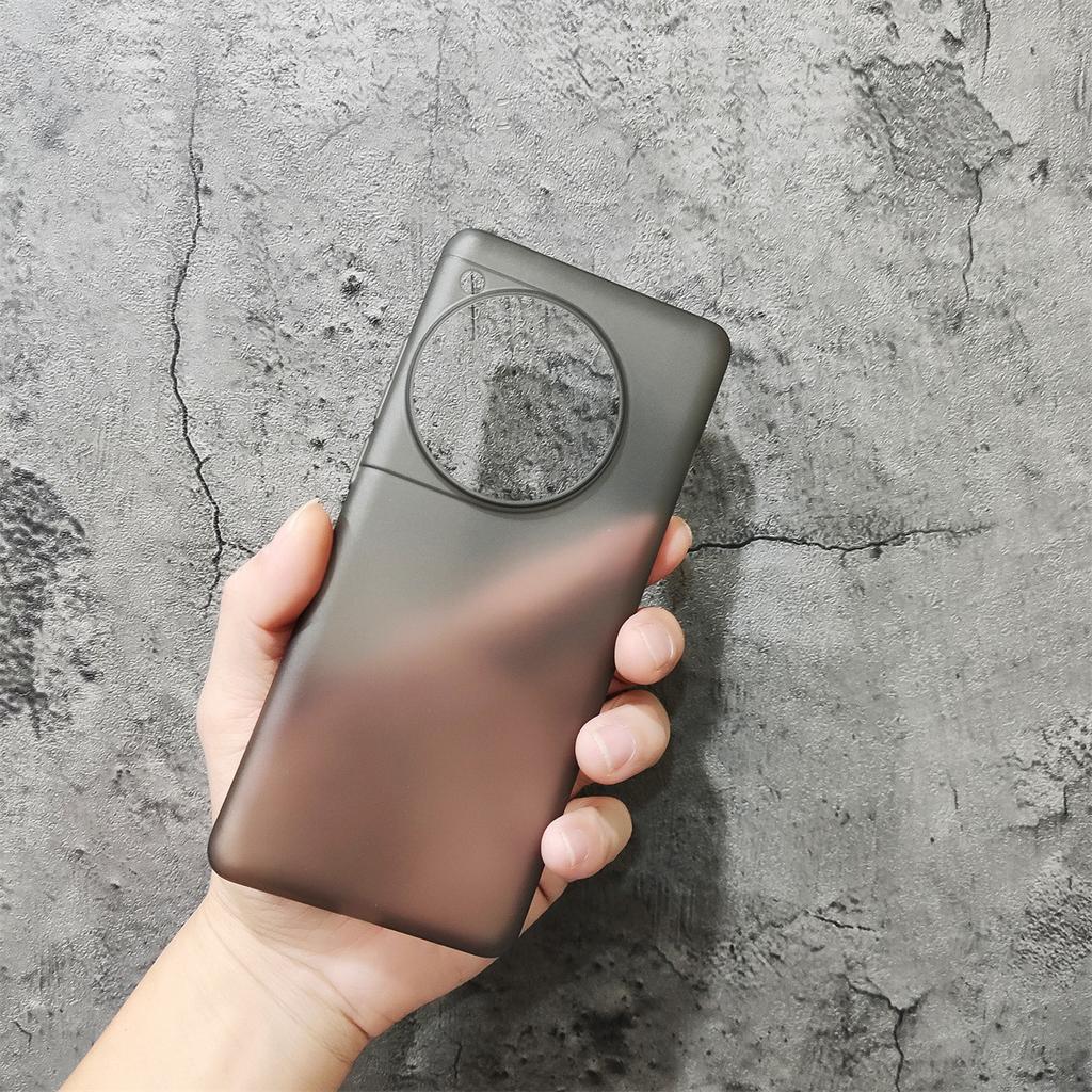Ultra-thin PP case 0.3MM does not turn yellow, suitable for one plus 12 mobile phone case 1 + twelve translucent matte hard case