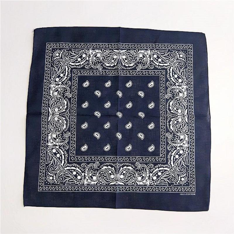 55 Bavlna a len Malý čtvercový šátek Malý Hedvábný šátek Dámská Jarní a Podzimní Móda Šátek na hlavu Pracovní Hip Hop Šátek