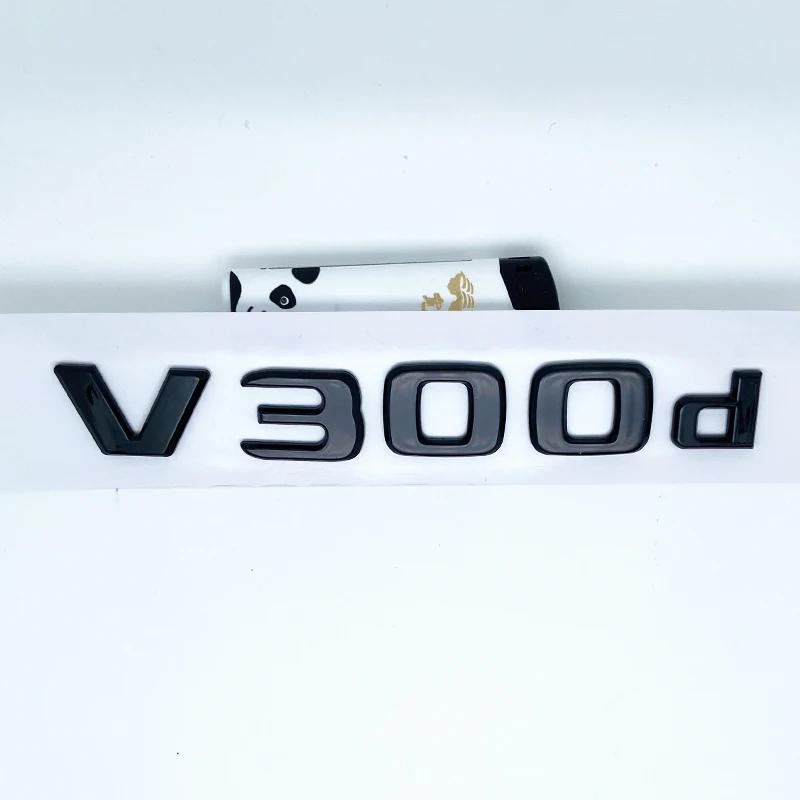 3D Buchstaben V260L V220d V250d V300d Emblem für Mercedes Benz V W447 Auto Kotflügel Plakette Kofferraum Namensschild Logo Aufkleber GT1
