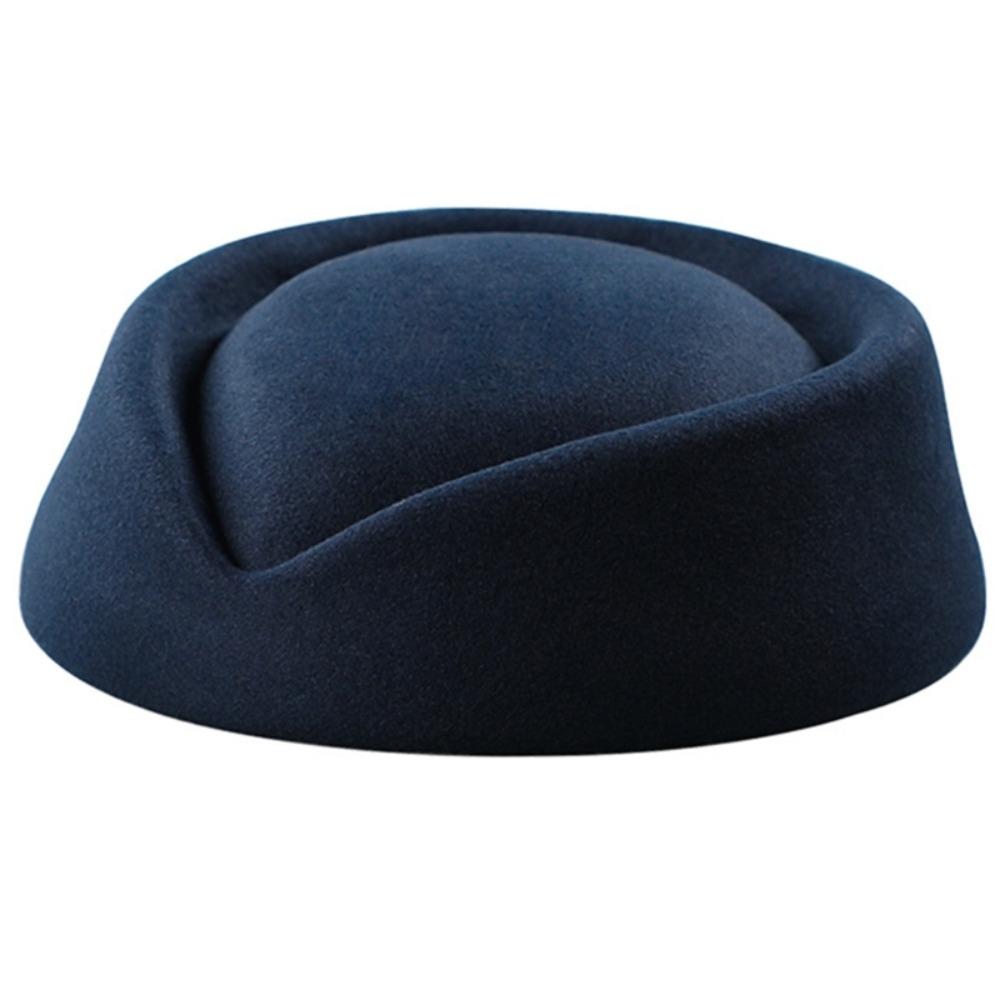 Vintage Looking Airline Stewardess Caps Pillbox Hat Uniform Stewardess Hat  Cosplay Costume