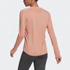 Adidas Long Sleeve Training Running T-Shirt Women Tops Pink H31023