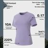 JD FASHION Women's Breathable Quick-Dry Round-Neck T-Shirt