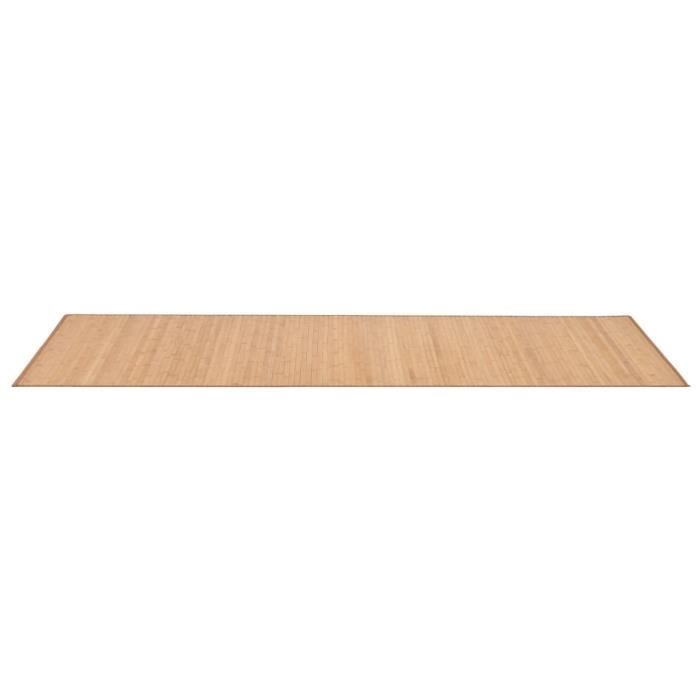 VidaXL Tapis Bambou 80 x 200 cm Marron