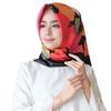Muslim Style Women Delicate Printing Simulation Silk Scarf