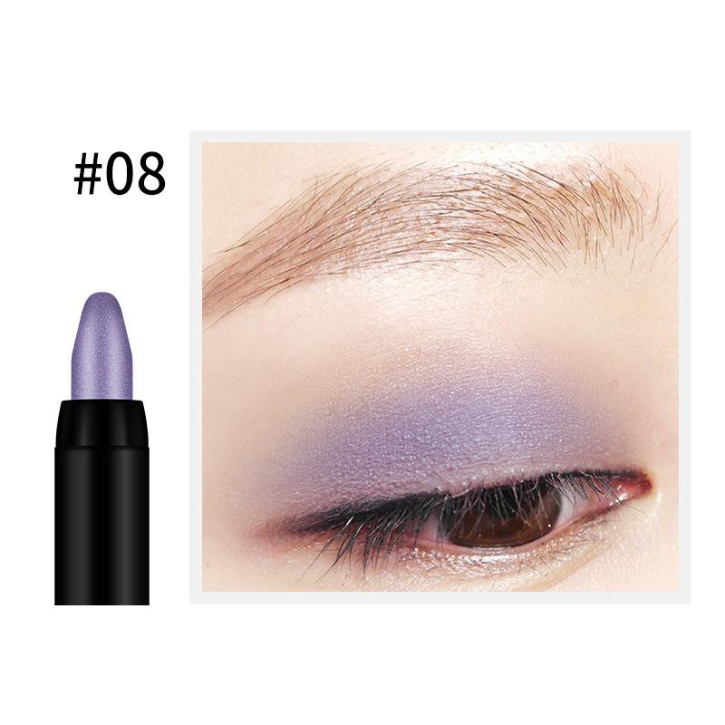 Natural Long Lasting Pearl EyeShadow Eyeliner Shimmer Stick Silkworm Pen Women Beauty Makeup Tool Cosmetic Highlight Pencil