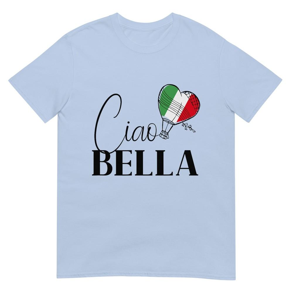 Ciao Bella Italy Graphic With Italian Flag Tshirt S