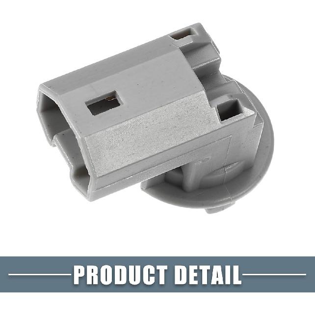 License Number Plate Lamp Light Socket Number Plate Lamp Light Socket for Lexus RX350 2004-2010 Plastic Gray