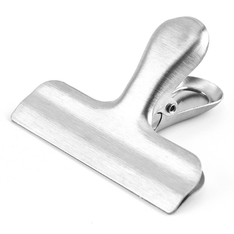 

1 шт. Металлические зажимы для пакетов, герметизирующие продукты, с медным покрытием, из нержавеющей стали, канцелярские принадлежности для организации хранения на кухне