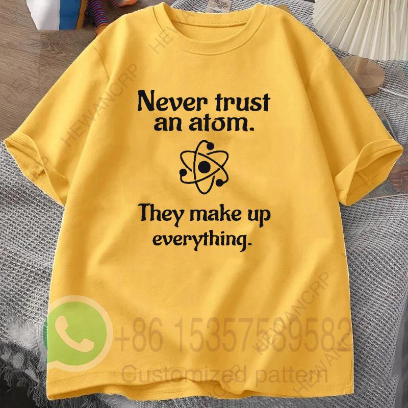 Science Chemistry TShirt Mens Tracksuit Cotton Casual Sportswear Crew Neck Pullover Short Sleeve Breathable Summer Streetwear