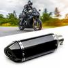 Motorcycle Rear Exhaust Pipe Stainless Steel Rust Proof High Temperature Resistant Fit for 51mm Pipe
