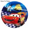 Mcqueen Cars Theme Birthday Party Supplies Decor Kids Baby Shower Banner Plates