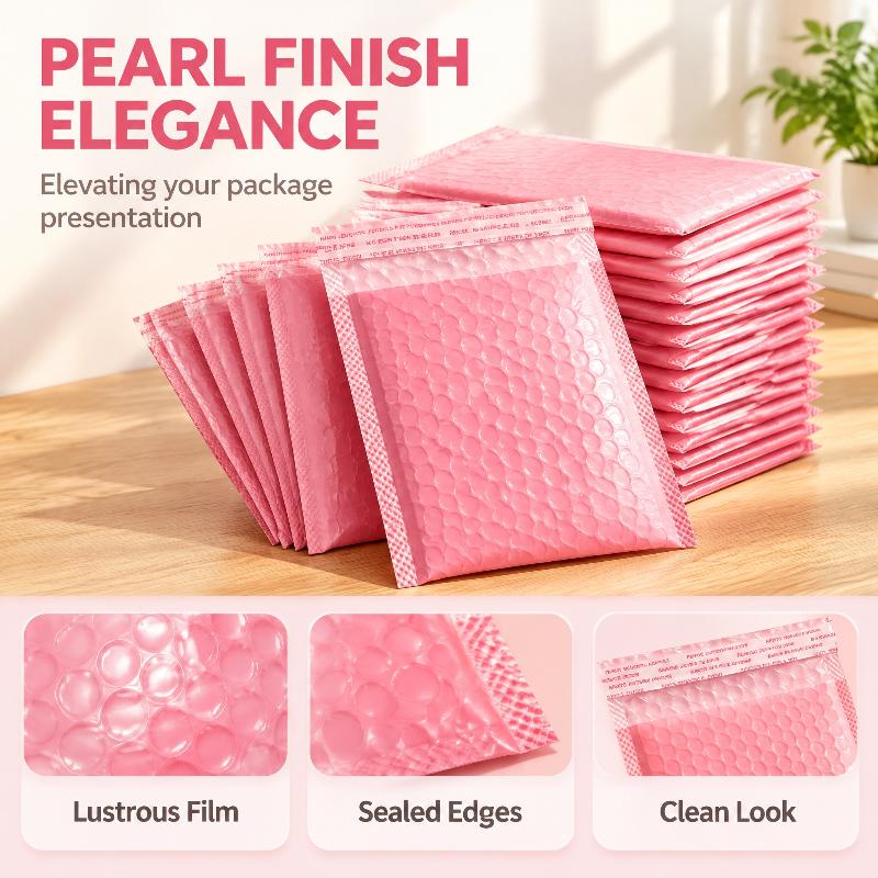 20Pcs Multicolor Self-Adhesive Thick Bubble Mailers Waterproof Shockproof For Small Business Shipping Packaging