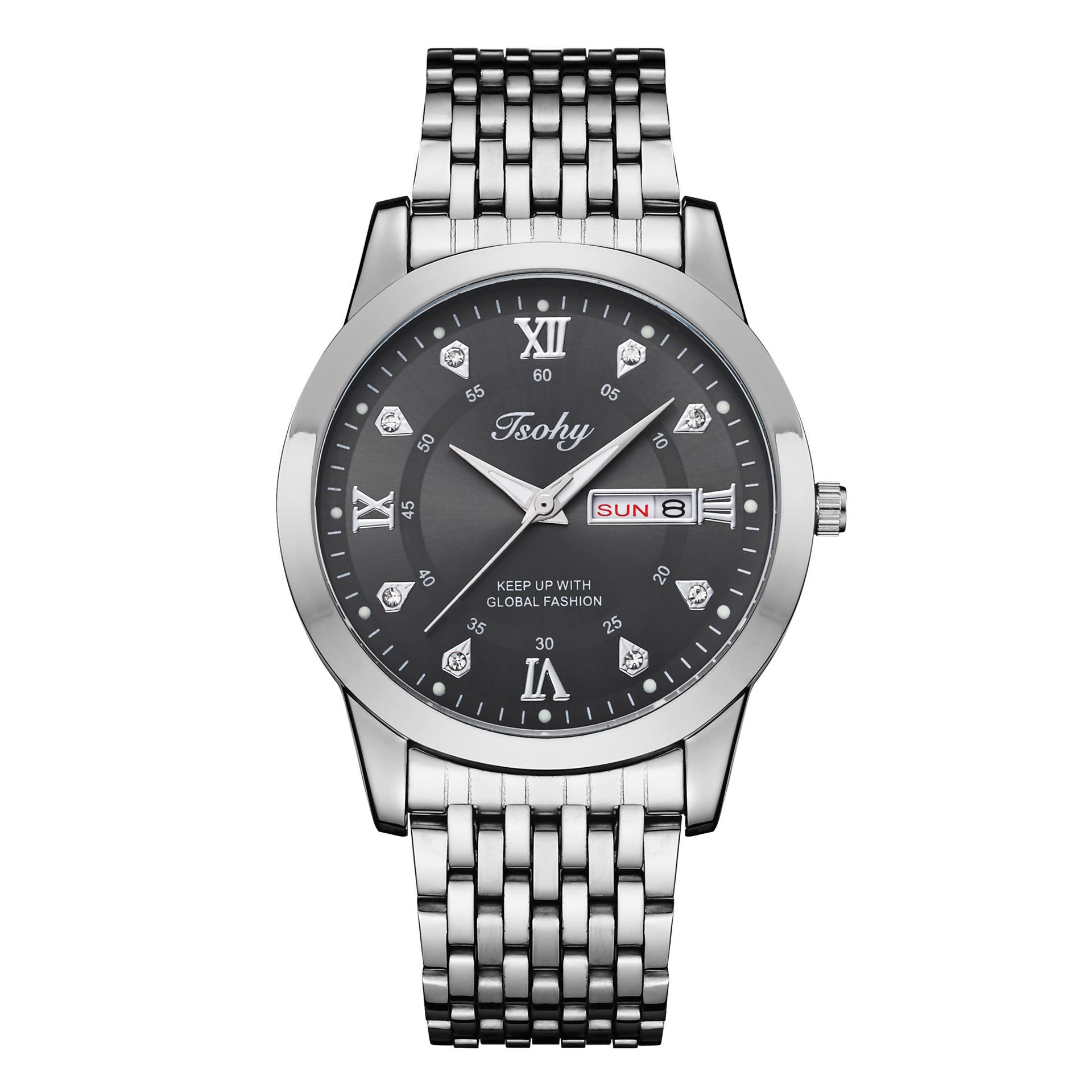 

ORUSS новые роскошные мужские часы высшего бренда с коробкой, водонепроницаемые светящиеся мужские кварцевые часы с календарем