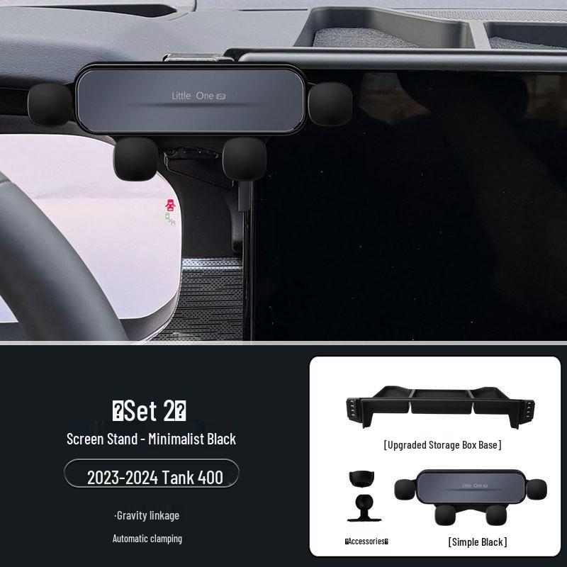 2023-2024 Tank 400 Phone Holder - Customized Screen Model Navigation Bracket Upgrade
