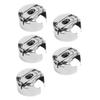 5 Pcs Bobbin Case Stainless Steel Easy Installation Exquisite Workmanship Sewing Machine Bobbin Case