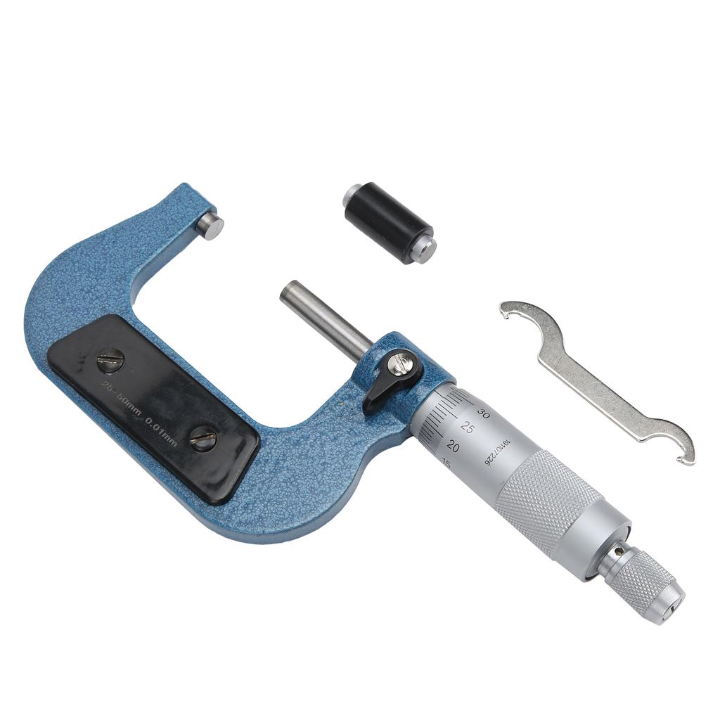 Micrometru spirală 25?Dispozitiv de blocare a structurii mecanice a șubletelor de măsurare exterioare de 50 mm