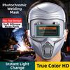 Casque de soudage à assombrissement automatique Conception rabattable Bouclier pour soudeur Masque de soudage professionnel Coupe
