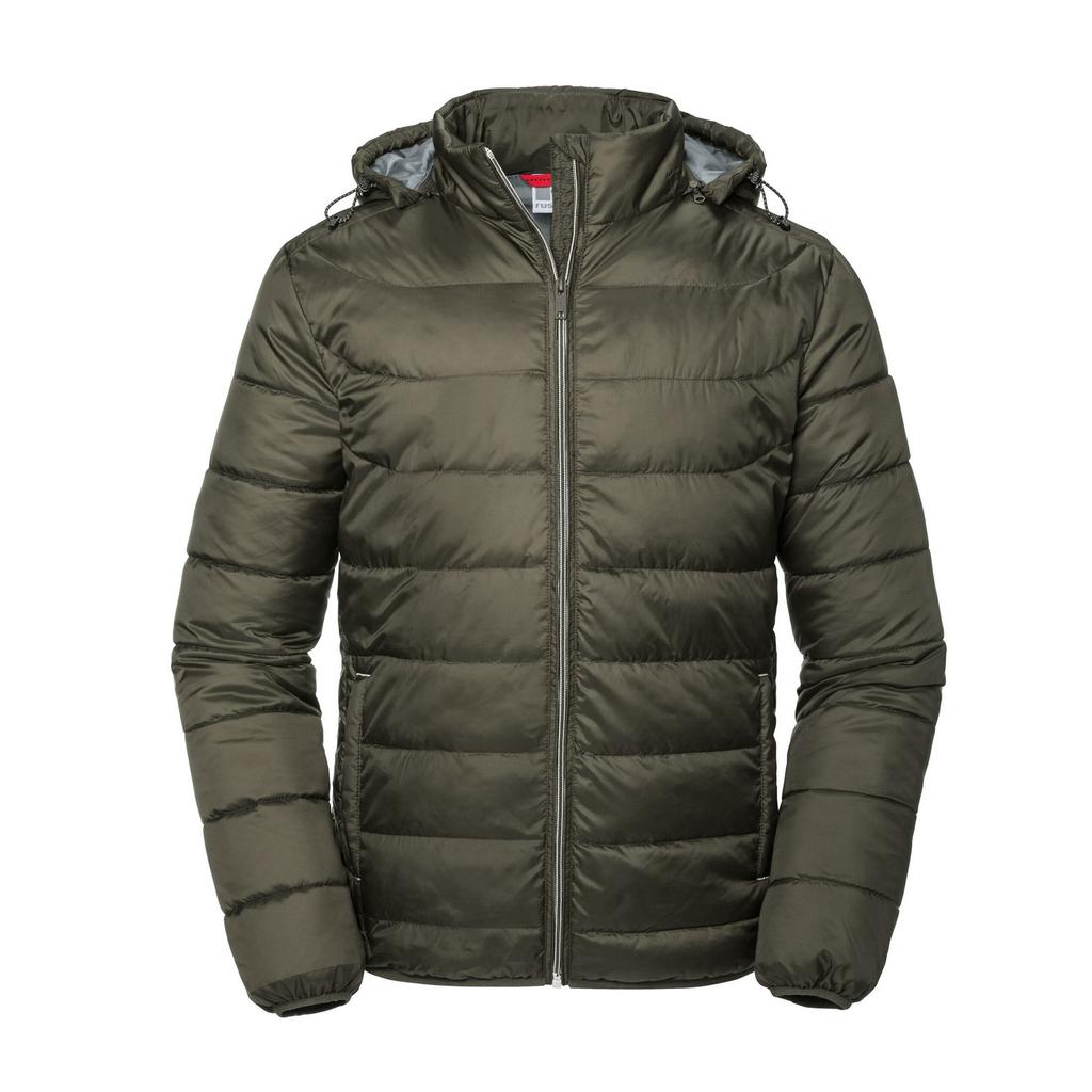 Russell Mens Nano Hooded Padded Jacket