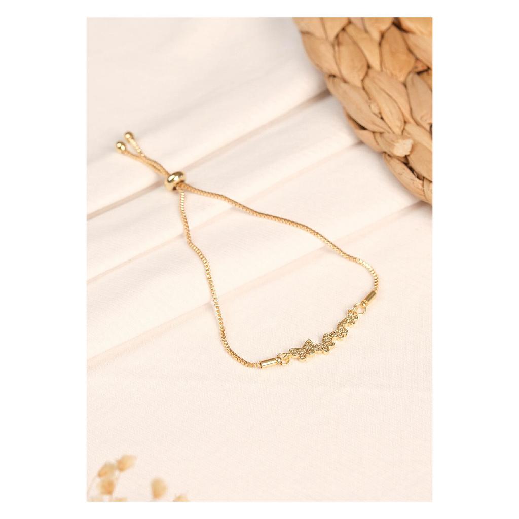 Vergoldetes massives Damenarmband