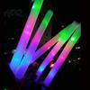Safe Foam Light Sticks 2 Pcs Glow Sticks 19" LED Up with 3 Party Favors for Kids Modes Colorful Flashing in The Dark Wedding Favor Wands