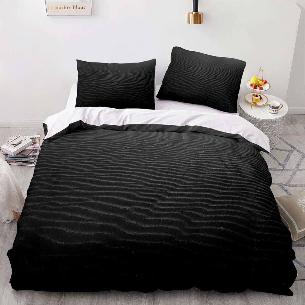 

Черно-белый комплект постельного белья Single Twin Full Queen King Size Art Bed Set Aldult Kid Bedroom Duvetcover Sets 3D Print EU Single(135x200cm)