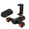 YELANGU Carrello Elettrico Motorizzato per Fotocamera Binario Elettrico Slider per Binario 3 Velocità con Telecomando Clip per Telefono