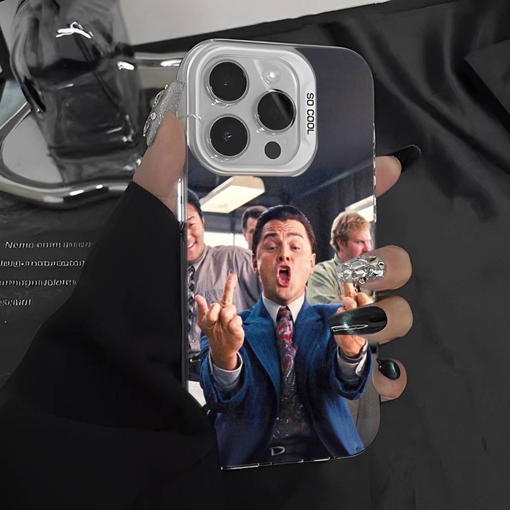 TV The W-Wolf Of W-Wall S-Street Phone Cover For IPhone 16 15 14 13 12 11 17 Pro Max Plus Color Silver Shell