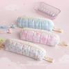 Multifunctional Pencil Case Lattice Stationery Bag Aesthetic Pencil Bag  School