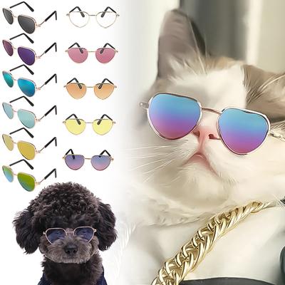 Dog Sunglasses Sunglasses Pet Hippie Funny Pet Sunglasses Dog Role Play Party Costumes Photo Props