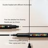 12pcs Dual Tip Black Oil-Based Marker Pens, Quick Dry Outline Markers for Kids Art Drawing & Graffiti