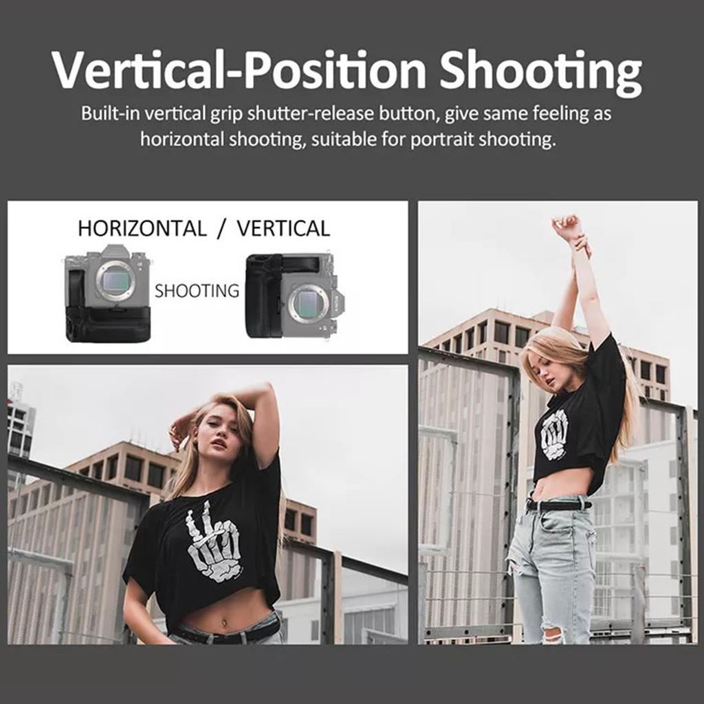 Camera Vertical Battery Grip VG-C1EM Applicable for A7 A7R A7S ILCE-7 Battery Extended Grip for Vertical Shooting