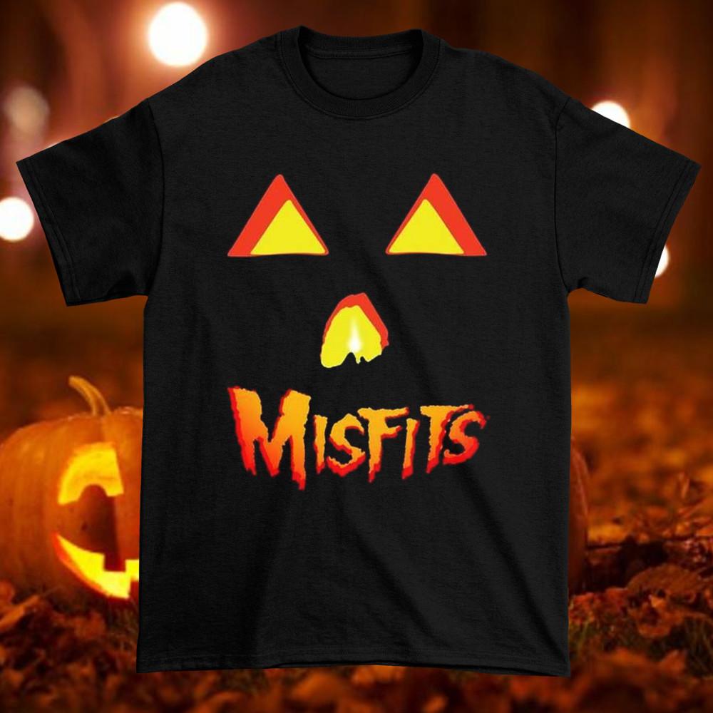 NEW Popular Halloween Misfits Gift For Fan Black All Size Shirt VC1279 Unisex T-Shirt S