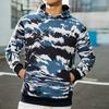 Anta Basketball Series Camouflage Fleece-Lined Warm Casual Long-Sleeve Hoodie Men Hoodie Black White 152141706-4