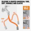 Faucet Extension Extender Bathroom Adjust Free Bending Splashproof Universal 360 Degree Extension Tube Adapter For Kitchen Sink