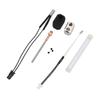 3D Printer Hot End Kit Bimetal Throat Heating Block Thermistor Nozzle Silicone Insulation Sleeve Print Head Hot End Kit