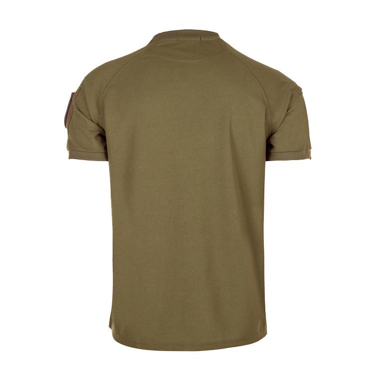 Men's Quick-Drying Tactical T-Shirt: Round Neck, Short Sleeve, Plus Size, Perfect for Military Fans, Outdoor Activities & Security Training.