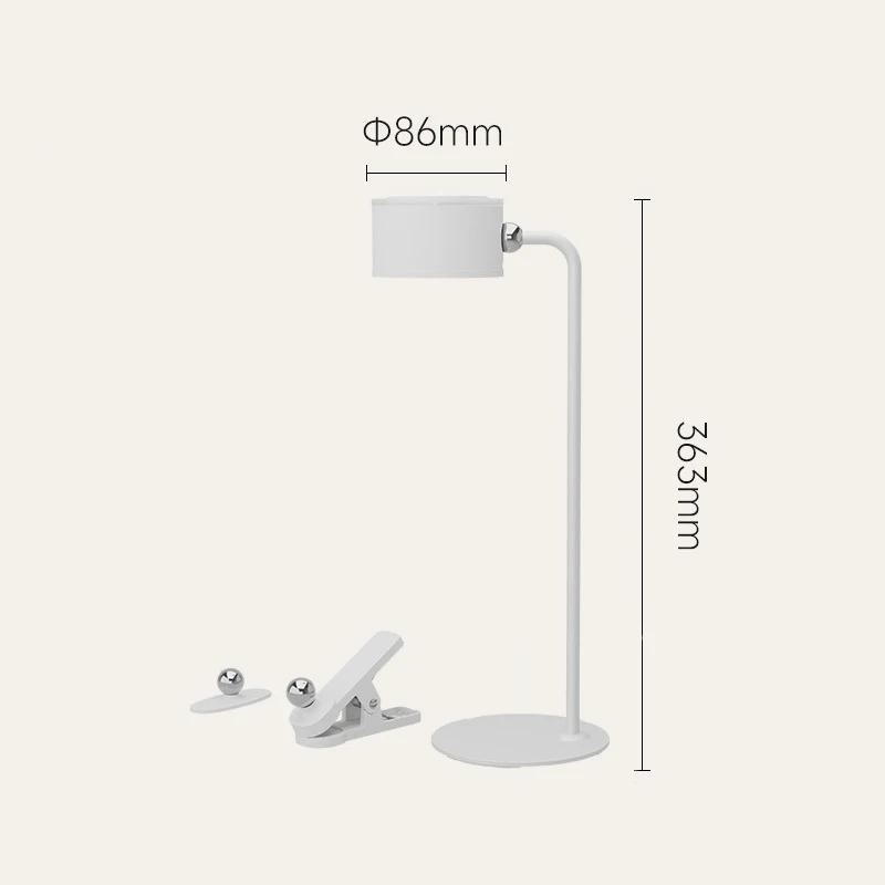 LED Table Lamps Charging Touch Double Sided Circular Desktop Decorative Magnetic Wall Light Three Color Dimming Table Light