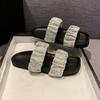 Fashion Fashionable and Versatile Exquisite Rhinestone Platform Sandals for Women 2025 Summer New Flip Slippers Son Beach Sandals