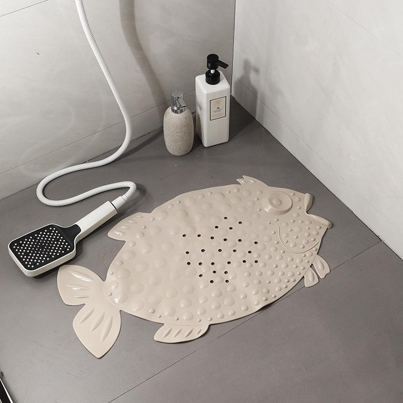 Home Bathroom Bath Suction Cup Floor Mat  Anti-slip Mat Shower Room Foot Rubbing Dead Skin Massage Foot Mat