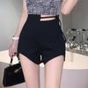 Spicy Girl Slimming Irregular A-line Skirt with Lace-up & Elastic Anti-exposure Shorts