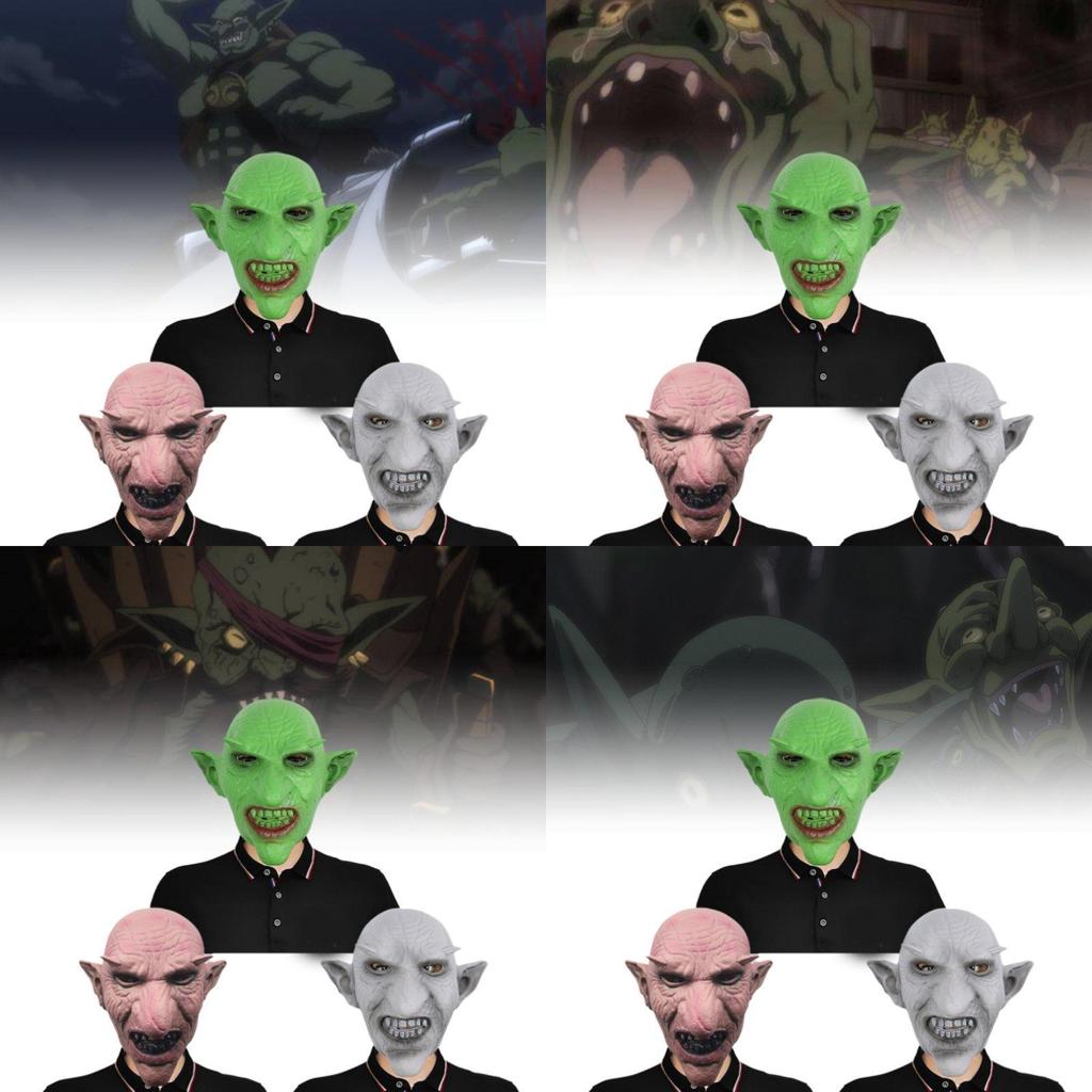 Terrifying Goblin Mask Full Face Costume Headpiece Perfect For Halloween Parties And Events