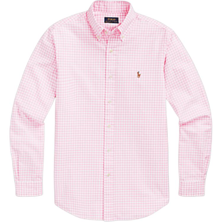 

Рубашка однобортная Polo Ralph Lauren с вышитым логотипом Мужские рубашки 710899542-005 XS