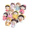 Diy Craft Accessories Lovely Cherry Girl Resin Pieces Creamy Gel Hair Accessories Cup Embellishment Pendant Shoe