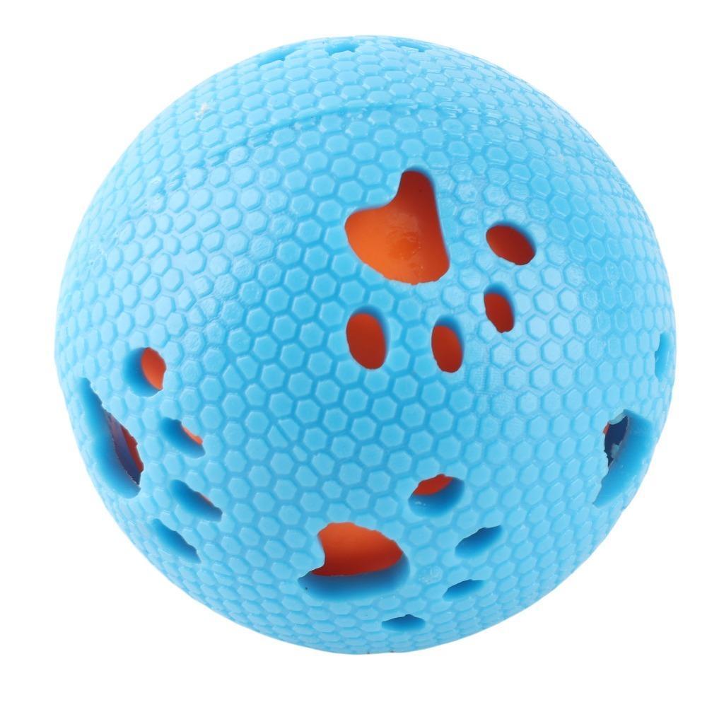 Washable Treat Dispensing Ball TPR Rubber Dog Molar Toy Safe Dog Chew Ball Interactive Play