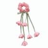 Long Streamer Bell Orchid Scrunchie Fairy Style Bell Flower Ponytail Holder  Birthday Gift
