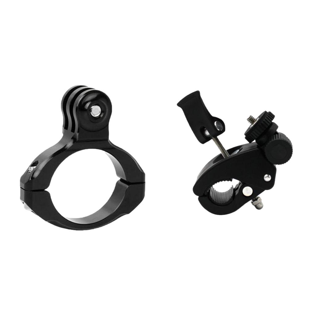 Buy Motorcycle Bicycle Handlebar Mount Tripod+Bicycle Bar Clamp at