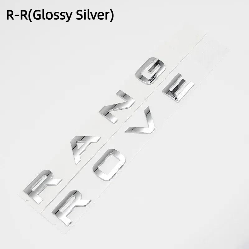 ABS Logo Range Letters Rover Letters Emblem Car Front Hood Bonnet Badge Rear Trunk Sticker For Land R L322 L320 L494 L405